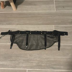 Mesh garter skirt